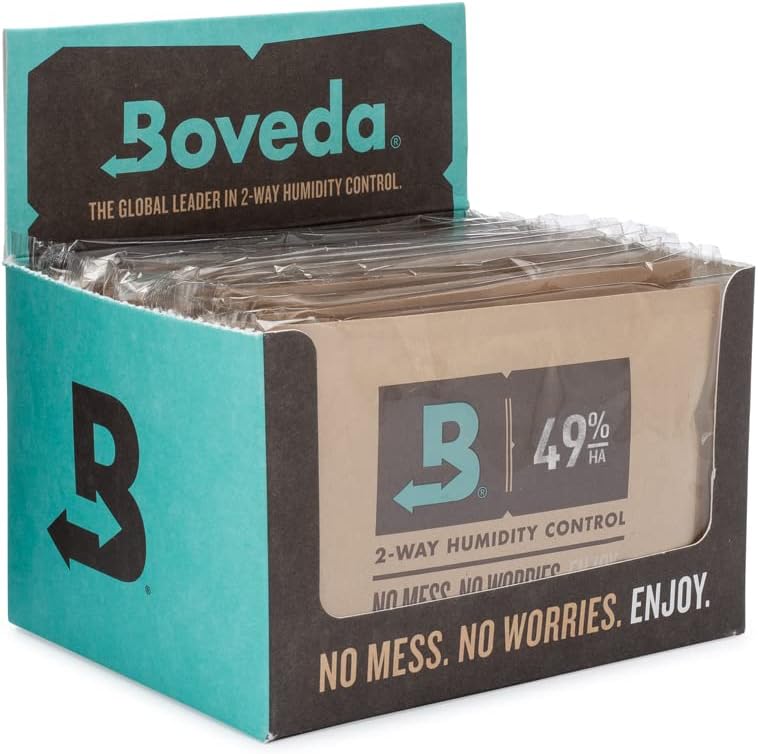 Boveda High-Absorbency 49% Two-Way Humidity Control Packs for Music Instruments in Extreme Humidity – 12 Pack – Size 40 – Moisture Absorbers for Instrument Cases – Prevent Warp – Individually Wrapped - Image 1